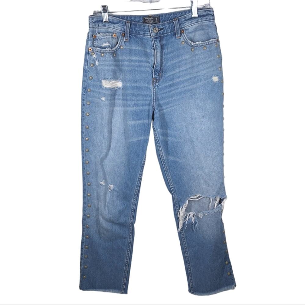 Abercrombie & Fitch Annie High Rise Girlfriend Jeans size 28